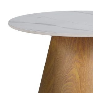 Side table Soleire white marble sintered stone