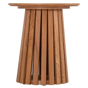 Помощна маса Talbert Hm18025 Mdf в цвят натурално дърво Φ45x50.5hcm.
