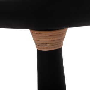Side table Torg Hm18170.01 fiber cement black Φ41x62hcm.