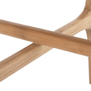 Помощна маса кръгла Katal Hm9932 Sungkai дърво в естествен цвят Φ59,5x50,5hcm.