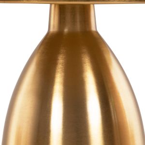 Помощни маси 2бр Hm9661 метални емайл лак черно и златно D50,5 /d40,5cm