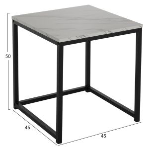 Помощни маси Cuby к-т 2бр Mdf и метал в сиво Hm8762,12