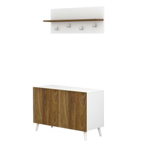 Портманто - шкаф със закачалка Delphine Hm8876,11 от меламин 80x31,3x41,5hcm