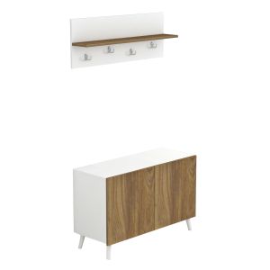 Портманто - шкаф със закачалка Delphine Hm8876,11 от меламин 80x31,3x41,5hcm