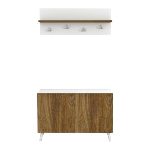 Портманто - шкаф със закачалка Delphine Hm8876,11 от меламин 80x31,3x41,5hcm