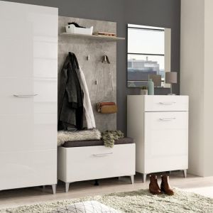 Portmanteau Como glossy 74.5x35x53cm