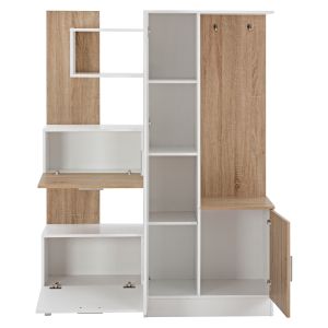 Coat rack with mirror Hm2265 125.5x37.5x166.5cm