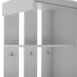 Coat rack with mirror Hm2424,03 118x45x210