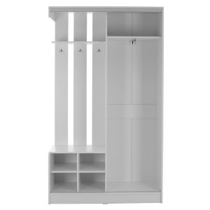 Coat rack with mirror Hm2424,03 118x45x210