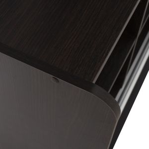 Portmanto with shoe cabinet and mirror Dulce wenge color Hm2424,02 118x45x210cm
