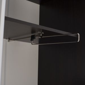 Portmanto with shoe cabinet and mirror Dulce wenge color Hm2424,02 118x45x210cm