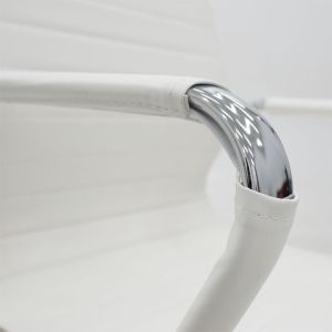 Visitor office chair Valter white eco-leather 55.5x52x95.5cm