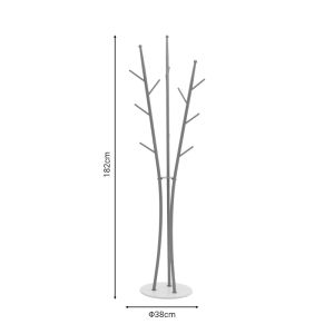 Marianni gold-white metal coat rack 50x38x182cm