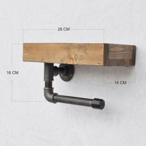 Toilet paper holder 28χ14χ16cm Hm8941,01