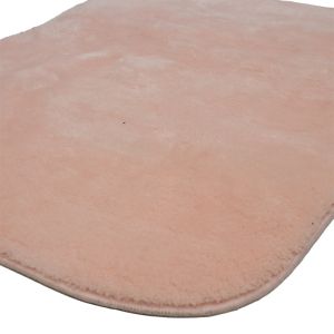 Bath mat Pwc-0055 set of 2 microfiber pink 90x60cm