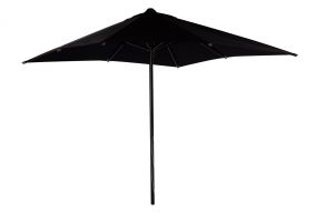 Professional aluminum umbrella 3x3x2.83m with acrylic fabric in black color Hm6026.03