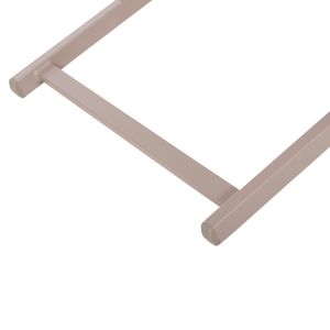 Professional lounge chair Kea aluminum and textile in champagne color 59.5x102.5x94h Hm5076.03