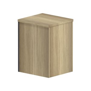 Professional chest of drawers with 3 drawers Lotus in natural anthracite color 40x44x61cm