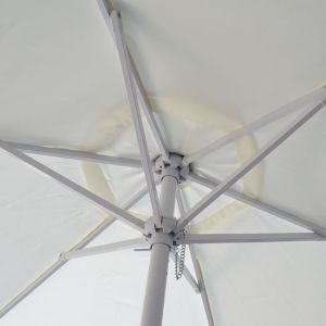 Professional umbrella 2m cream color with one piece tube Hm6001