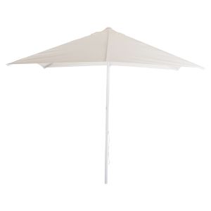 Professional umbrella 3x3x2.83m aluminum with fabric in beige color Hm6026.01
