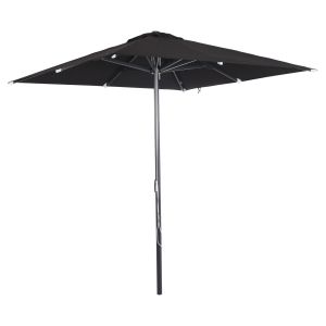 Professional umbrella Alu 2.20x2.20 black fabric acrylic 8 rays Hm6013.03