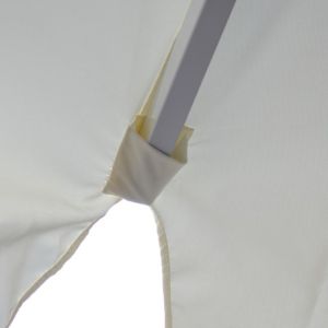 Professional umbrella Alu 2.5m cream color with one piece tube Hm6005