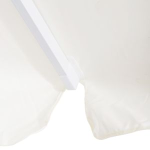 Professional umbrella Alu 3m cream color with one piece tube Hm6006