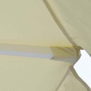 Professional umbrella Alu D2.20x2.50m cream color Hm6012