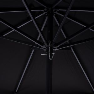 Professional umbrella Darwin 2.35m gray with black acrylic canvas Hm6000.03