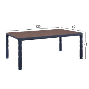 Професионална кафе маса орех 120x60x45 Hm2095