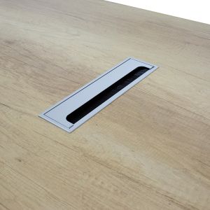 Professional Executive Minimal melamine desk with right angle 200x170x75cm