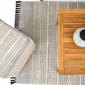 Pouf Corn beige 45x45x40cm