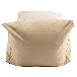 Beige pouf with UV protection 210x80x45-60cm Hm5807,01