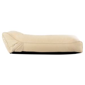Beige pouf with UV protection 210x80x45-60cm Hm5807,01