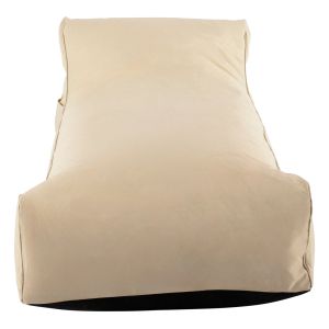 Beige pouf with UV protection 210x80x45-60cm Hm5807,01