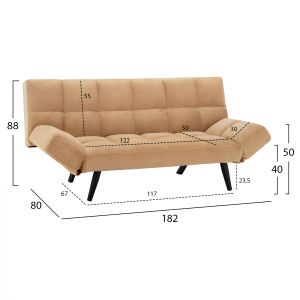 Sofa bed 182x80x88 Hm3167.07