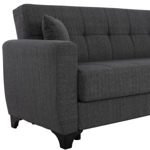 Sofa bed 2 seats gray Hm3243,03