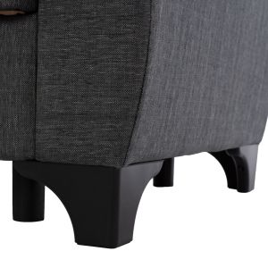 Sofa bed 2 seats gray Hm3243,03