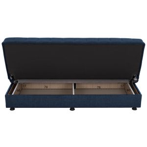 Sofa bed 3 seats Andri blue Hm3239.07