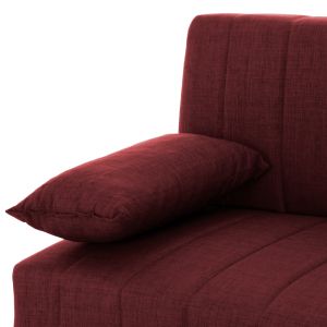 Sofa bed 3 seats Andri red Hm3239.06