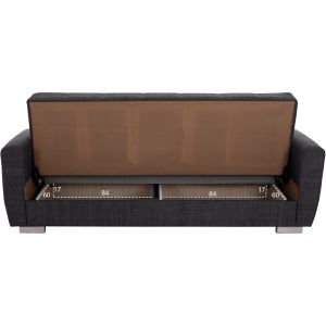 Sofa bed 3 seats gray Hm3240,03