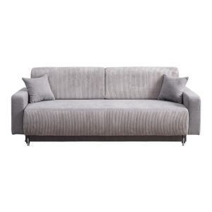 Comet sofa bed with gray fabric 227x99x75