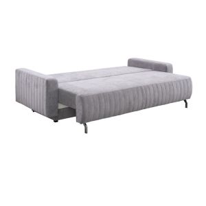 Comet sofa bed with gray fabric 227x99x75