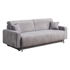 Comet sofa bed with gray fabric 227x99x75