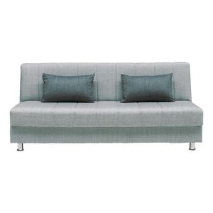 New Tiger sofa bed, light gray with dark gray cushions, 190x85x83cm