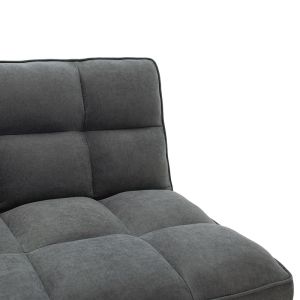 Sofa Bed Rebel With Fabric In Dark Grey Color 189x92x82cm