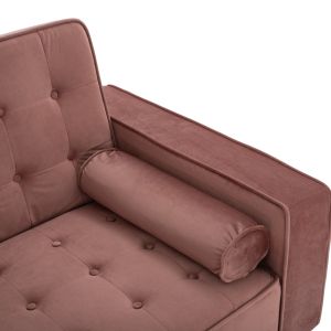 Sofa bed Salvador rose ash Hm3150,12 224x88x84cm