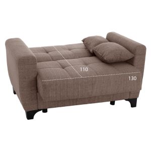 Разтегателен диван комплект от 3-местен и 2-местен, бежов Hm11748,02