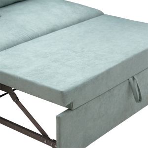 Lilian reversible sofa bed, mint color, 225x148x81cm