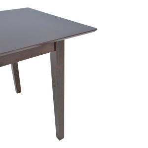 Extendable wooden table Mabor in walnut color 120-150x80x73.8cm